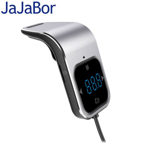 

jajabor fm transmitter bluetooth car kit wirless radio adapter car mp3 player fm modulator handsdual usb fast charger