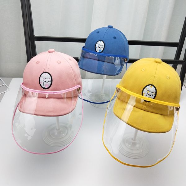 

дети бейсболка защитный clear mask анти слюна anti-dust вс cap hat с face shield детей снова в школу