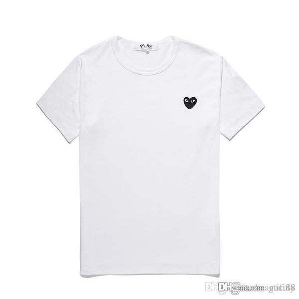 white cdg t shirt