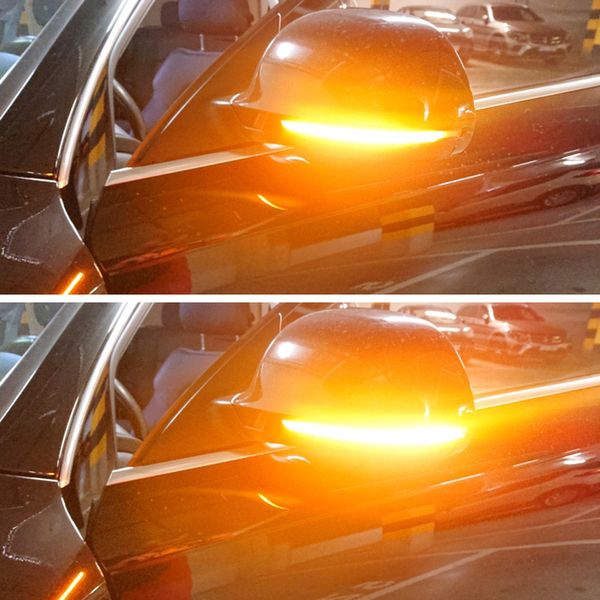 

for a4 a5 b8 s4 s5 q3 sq3 a3 8p a6 c6 4f s6 a8 d3 8k led dynamic turn signal blinker sequential side mirror indicator light