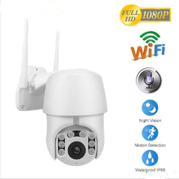 

2019 1080p ip camera wifi outdoor speed dome wireless wifi security camera pan tilt 4x digital zoom 2mp network cctv surveillance