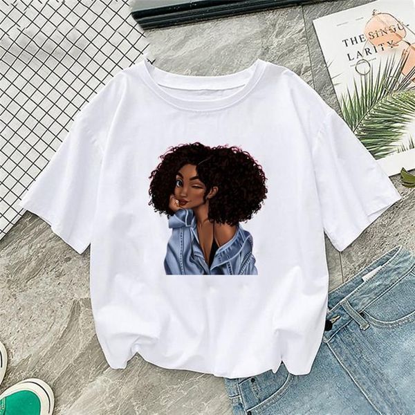 

print loose fashion famale tshirt womens designer casual t shirt summer crew neck short sleeve girl task, White