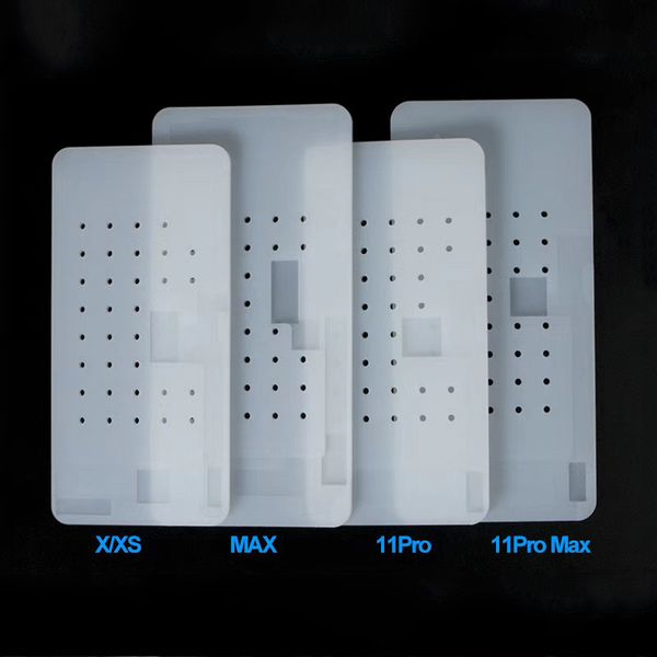 

anti-slip silicone rubber mat for 11 pro max pro 11 x xs xs max high temperature resistance vacuum suction pad with hole
