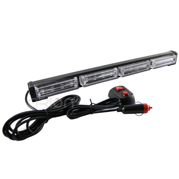

high power 48w 16 led emergency vehicle car truck strobe led light bar flashing warning lights lamp amber red blue green 12v 24v