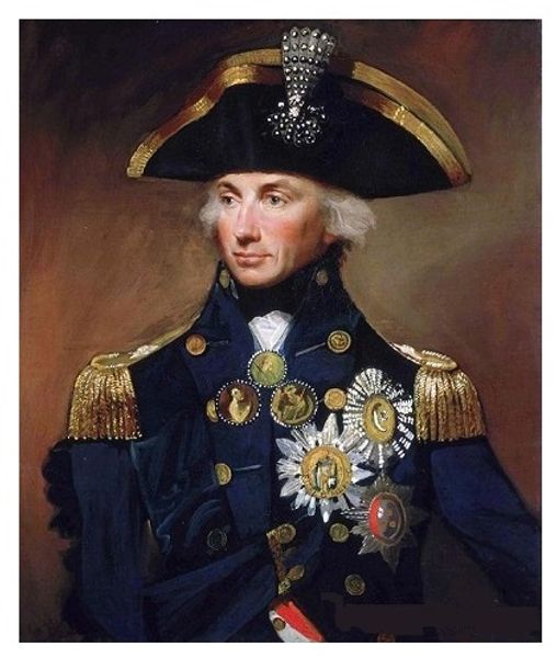 

lord nelson british royal navy admiral portrait real handpainted hd print figure oil painting wall art on canvas home deco p107