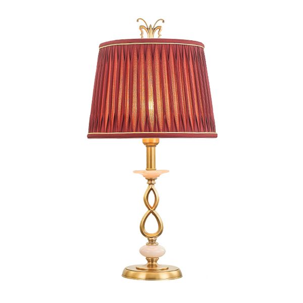 2019 European Copper Red Table Lamps High End American Desk Light Luxury Wedding Desk Lighting Bedroom Living Room Bedside Led Table Lights From