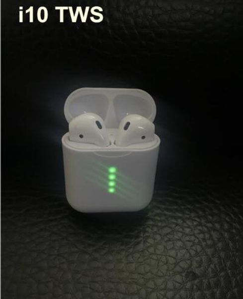 

i10 TWS i10s Wireless Earphone Touch Earbuds Bluetooth 5.0 Headset Sport Support Wireless Charging with Mic for All Smart Phone