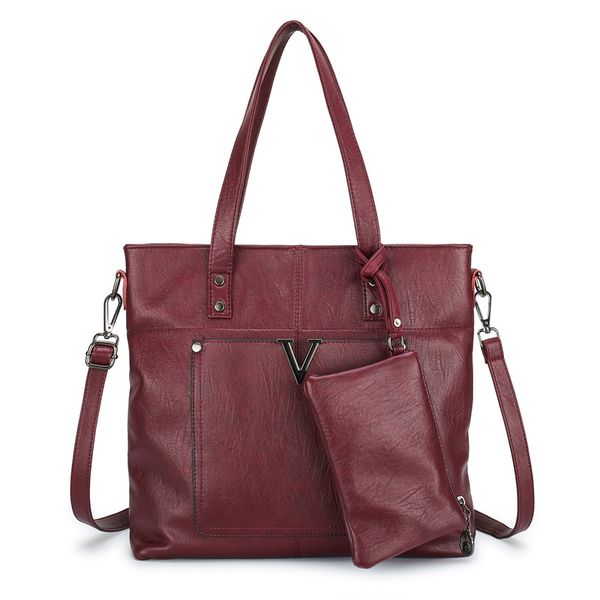 

women handbags leather women shoulder bags 2 sets designer messenger bag ladies casual tote bags sac a main