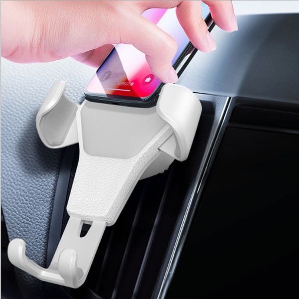 

gravity car phone holder for phone in car air vent mount stand no magnetic mobile phone holder universal gravity smartphone cell support dhl