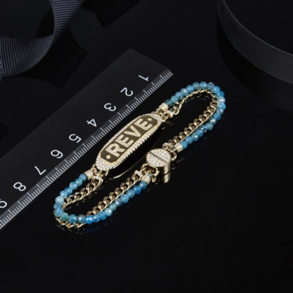 

wholesale- yellow silver reve bracelet, Golden;silver