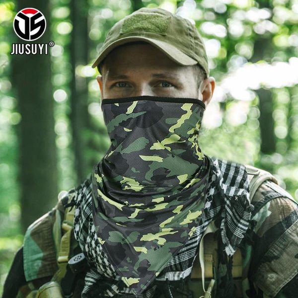 

tactical scarf, Blue;gray