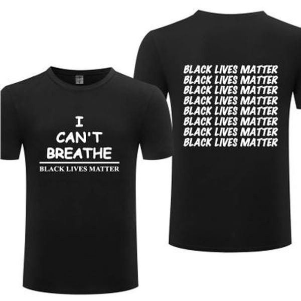 

17 цвет черного lives matter мужской футболка буква i cant breathe tops high end унисекс streetwear для struggles parade женщин нового равен, White;black