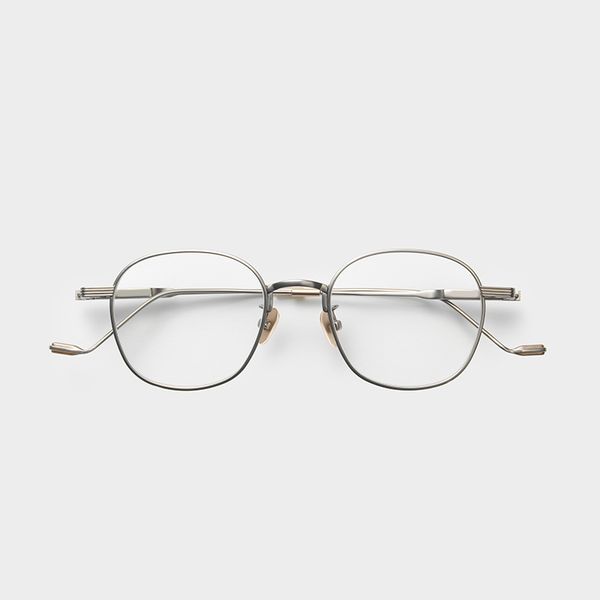 

корейский очки frames площади оптические очки кадр близорукость женщины мужские очки, Silver