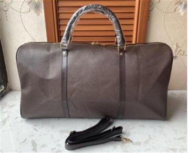 

men duffle bag women travel bags hand luggage travel bag men pu leather handbags large cross body bag totes 55cm