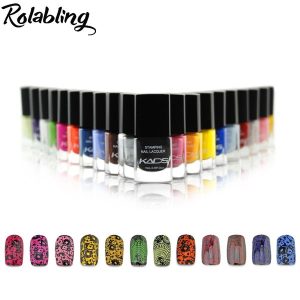 

great quality stamping polish 1 bottle/lot nail polish stamp 27 colors optional 6ml nail paint varnish vernis 4 seasons