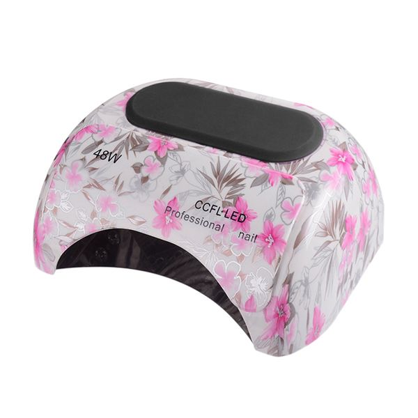 

professional nail art 110v 240v voltage led+uv lamp gel nails dryer eu plug