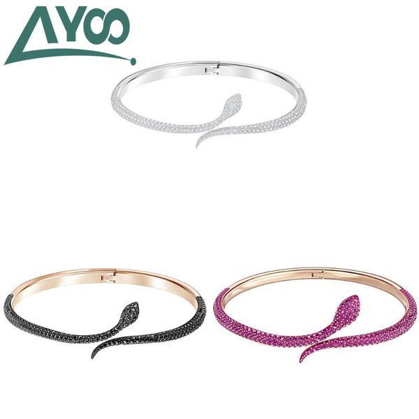 

ayoo swa 2020 new fashion leslie mysterious snake bracelet woman ing, Black