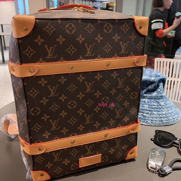 

продажа роскошных брендов дизайнер сумки высокого качества новый стиль m44752 soft транк кожа моды для мужчин женщин рюкзак бесплатная доста