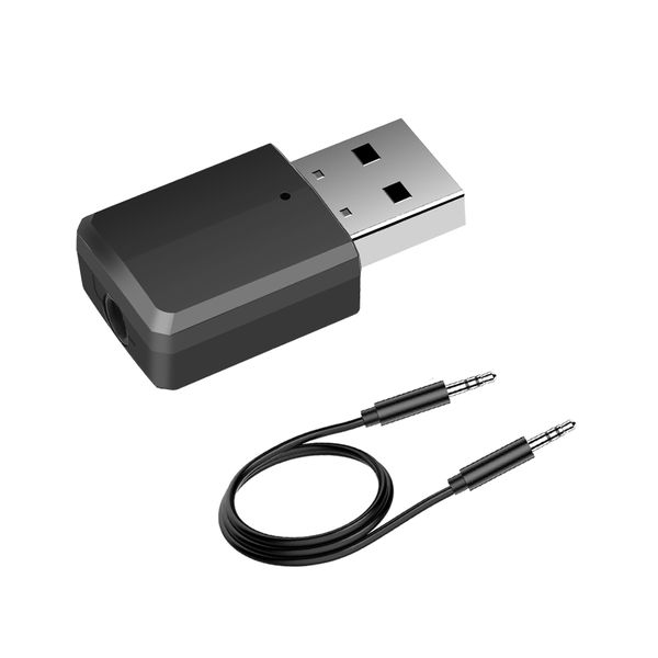 

usb bluetooth receiver bluetooth car kit transmitters 5.0 wireless audio music stereo adapter for tv pc speaker