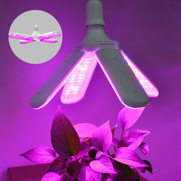 LED Grow Lâmpada, Full Spectrum Grow Lâmpada para plantas de interior, planta crescer Lâmpada de Fixação de legumes, começando Semente, Suculentas