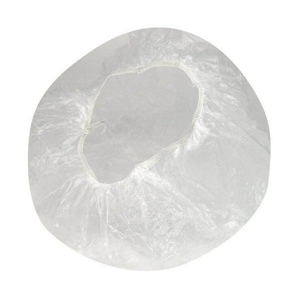 

40pcs disposable one-off clear spa hair salon home shower bathing elastic caps