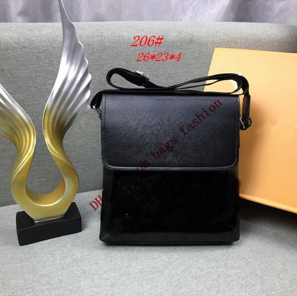 

men fashion design simple messenger bag classic business briefcase leather men leisure crossbody shoulder bags ing