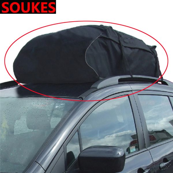 

car roof bag rack cargo luggage storage waterproof for hyundai solaris tucson 2016 i30 ix35 i20 accent santa fe citroen c4 c5 c3