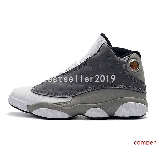

13 cap and gown 13s atmosphere grey black infrared mens basketball shoes gs black cat man trainers chaussure de basket ball sports 8-13
