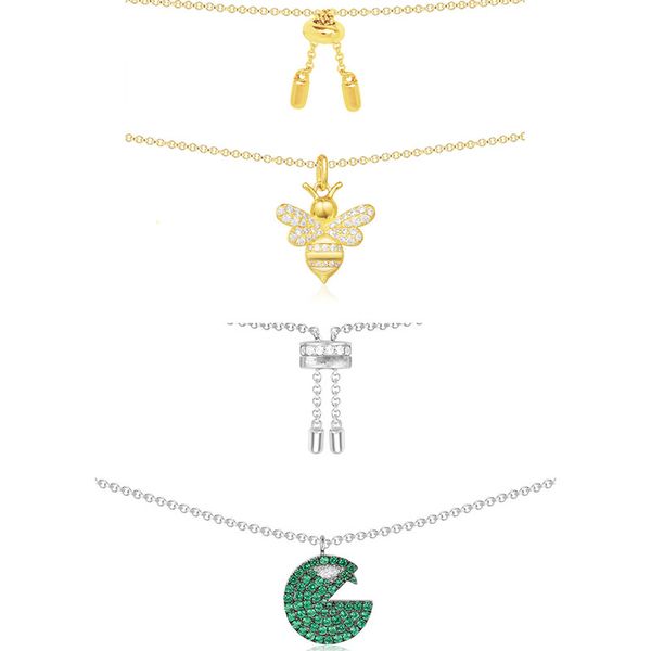 

lidu 925 silver fashion elegant bee necklace gifts for friends mail manufacturers wholesale