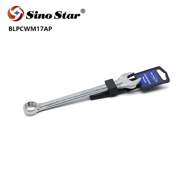 

snap on/ blue point blpcwm17ap high grade steel alloy new high polish combination, regular dual purpose wrench 17mm