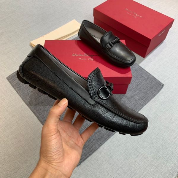 

stylish high-quality casual leather shoes, men's designer comfortable wild shoes, with boxaa