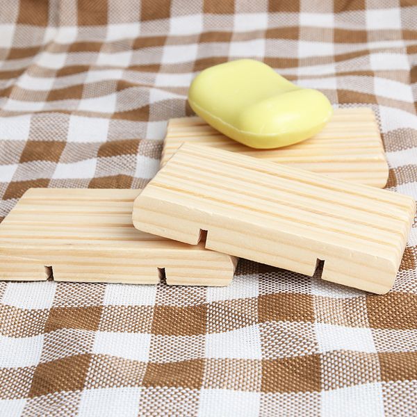 

Wooden oap rack oap holder di h tray bathroom hower torage upport plate tand wood box natural oap di he gga2247