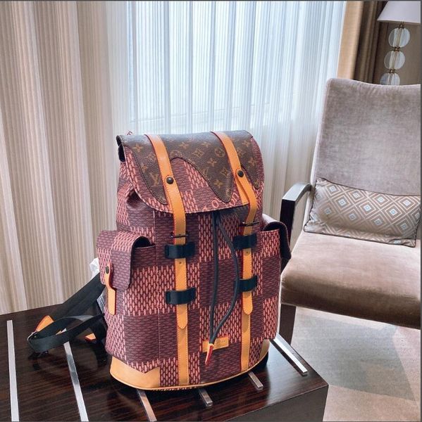 

2020 new classic female designer ladies wild high-quality leather casual large-capacity backpack classic wild shoulder bag