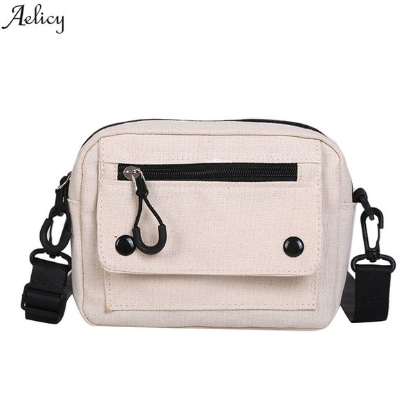 

aelicy shoulder bag women shoulder bag casual canvas with zipper messenger tote canvas women