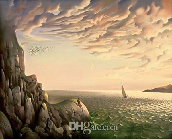 

vladimir kush bound for distant shores handpainted famous abstract wall art oil painting on canvas ab194.24-25 200419