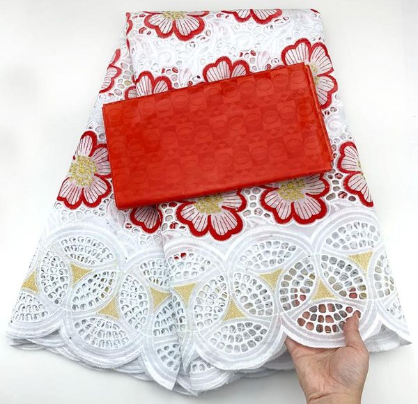

swiss voile lace in switzerland african lace fabric white+red swiss fabric 2.5+2.5yards bazin riche for dress cc-b6, Pink;blue