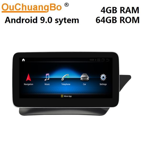 

ouchuangbo qualcomm msm8953 android 9.0 b w246 b180 rhd right driving car audio radio gps stereo dsp split screen car dvd