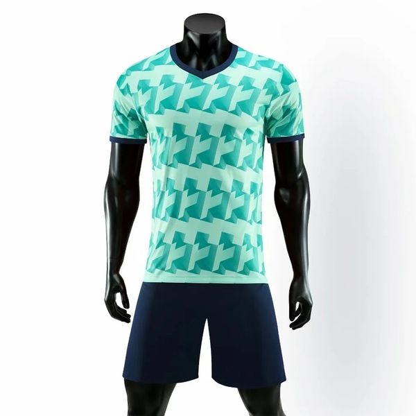 

2020 soccer sets men football wear diy teams logo personality customized multi-color optional training respective color soccer jerseys, Black