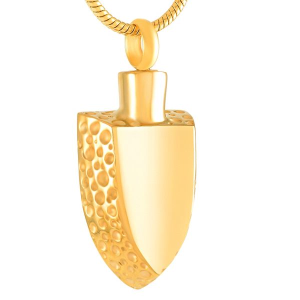 

ijd9393 кремация из нержавеющей стали уникальный золотой лопата keepsake подвеска для пепла урна мемориал сувенирное ожерелье мужчины ювелир, Silver