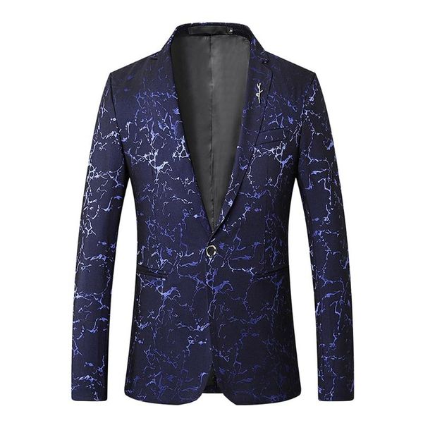 

men 2020 new arrival fashion clothing wild single button suit jacket men's casual slim fit suit blazer masculino mar27, White;black