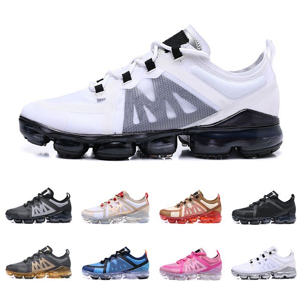 

2019 plus running shoes for men women triple black white silver crimson gold oreo men trainer sneaker sport size 36-45