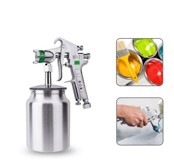 

pressure w-71 air spray gun manual spray gun 1.3 automotive furniture automotive painting cup volume 400cc/600cc