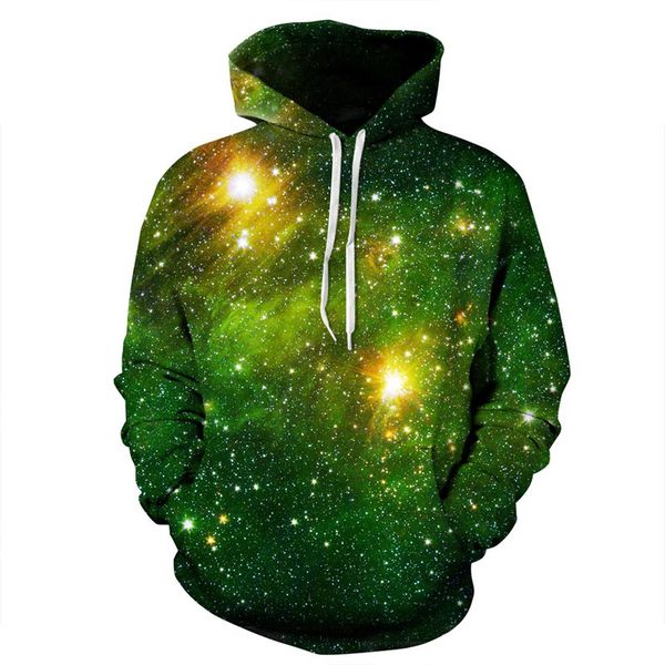 

space galaxy толстовки мужчины женщины толстовка с капюшоном 3d бренд одежды cap капюшоном печати пейсли туманность куртка, Black