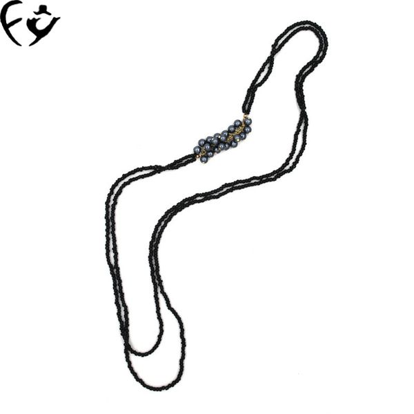 

europe all-match beaded necklace exaggerated fy18091701, Silver