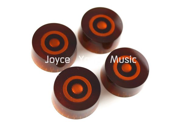 

niko 1 set of 4pcs brown electric guitar knobs for lp sg style electric guitar wholesales