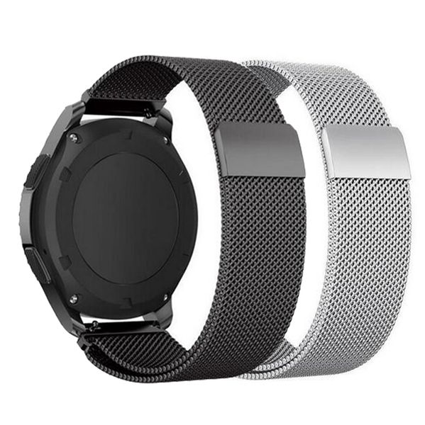 

22mm 20mm huami amazfit bip strap for samsung gear s2 sport s3 classic frontier galaxy watch 42mm 46mm watch band huawei, Black;brown