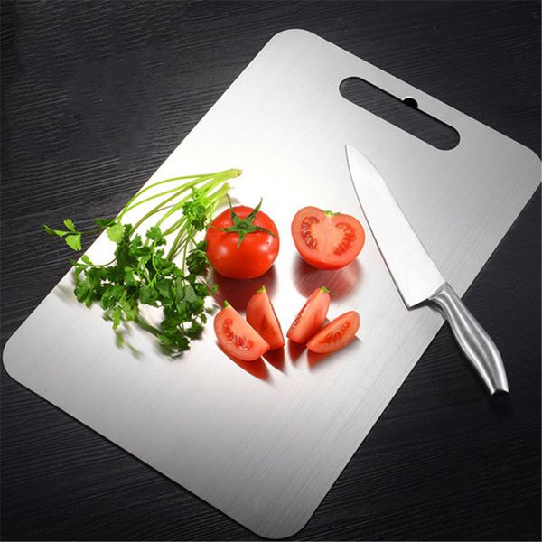 

stainless steel chopping block antibacterial anti-mildew cutting boards board kitchen mold-fruit vegetable meat tools