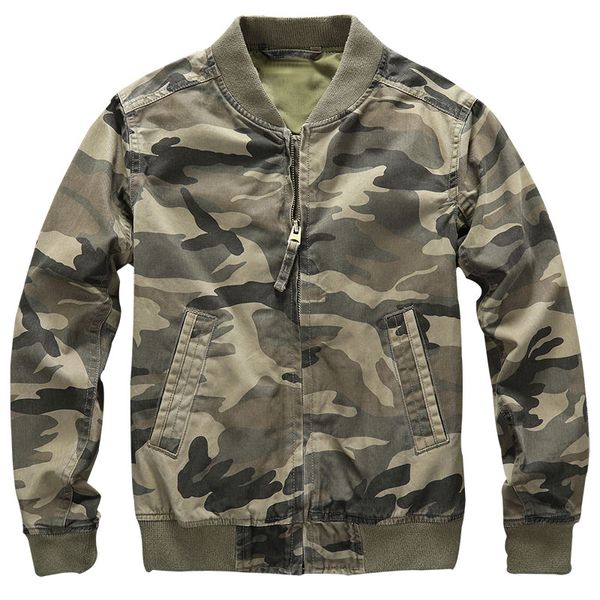 

зима ретро камуфляж мужская повседневная хлопок бейсбол воротник тонкий бейсбол униформа хлопчатобумажная куртка куртка, Black;brown
