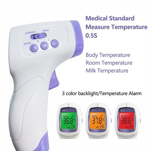 

fast shipping body forehead digital termomete infrared forehead for baby thermometer gun non-contact medical electronic termometro