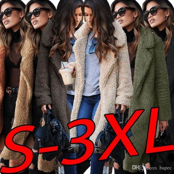 

winter autumn woolen turn down collar coats long sleeved spring coat women long jackets, Black;brown